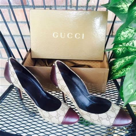 gucci plastic heel|Gucci heels size 10.